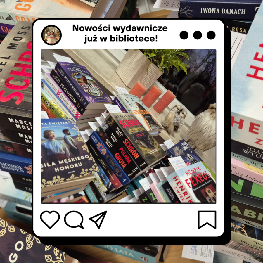 książki - nowości w bibliotece