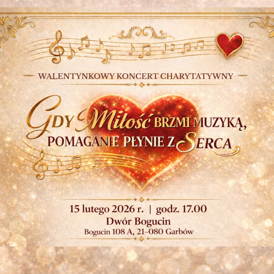 Zaproszenie na Koncert Walentynkowy