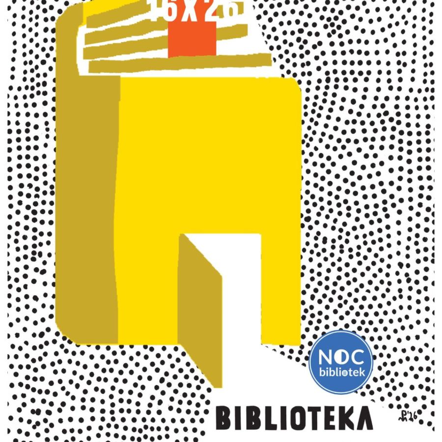 plakat akcji Noc Bibliotek