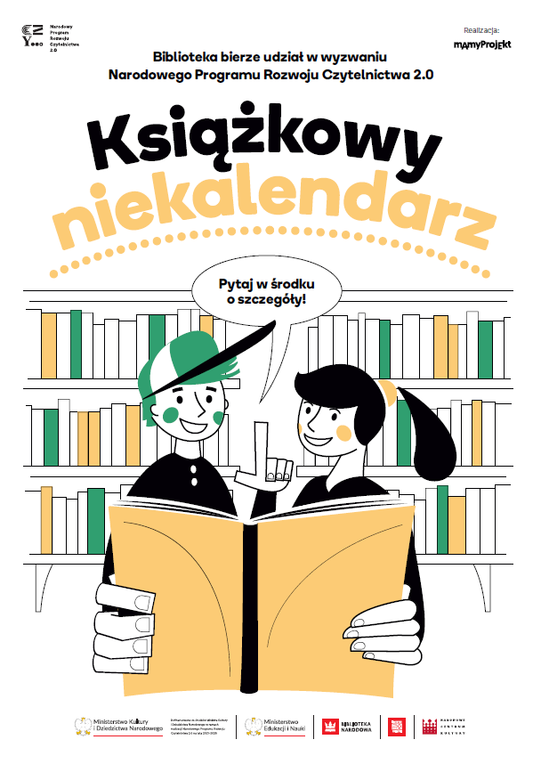 Zapraszamy do udziału w wyzwaniu czytelniczym wraz z belką z programami opisanymi poniżej strony