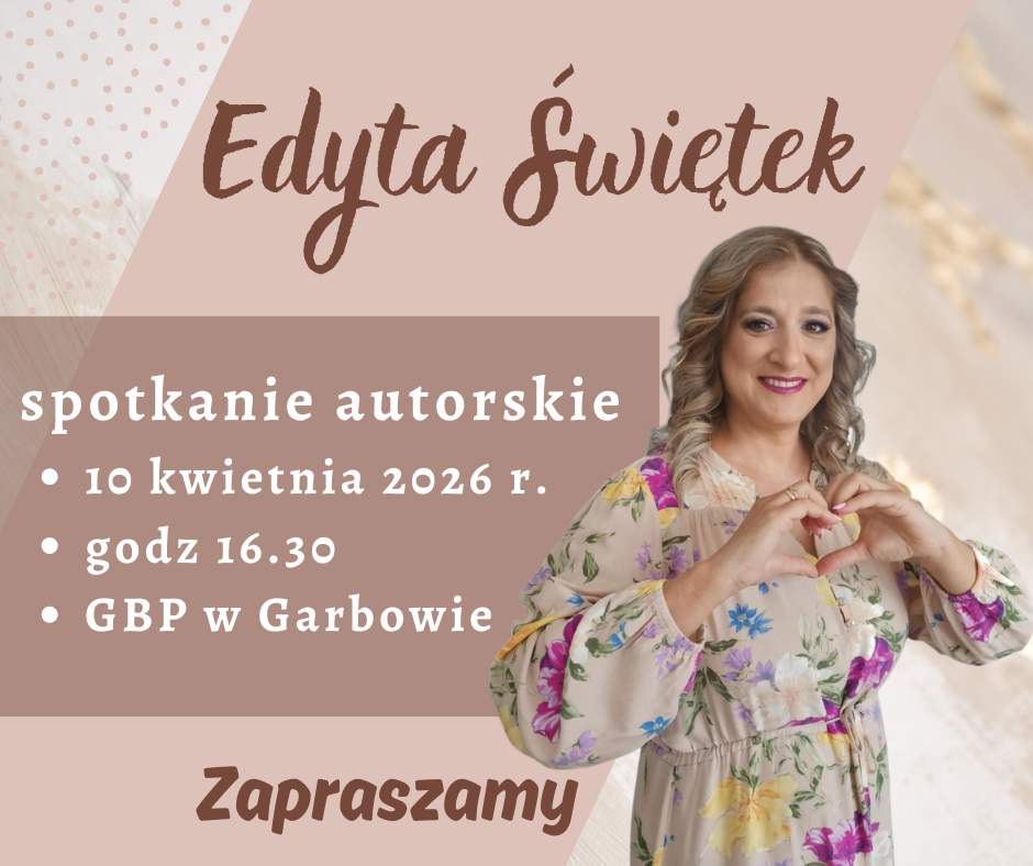 spotkanie autorskie, na zdjęciu Edyta Świętek