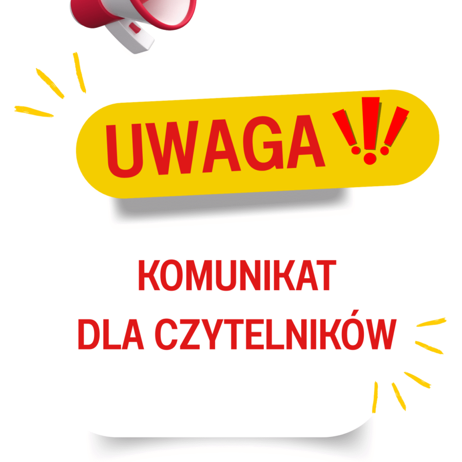komunikat dla czytelników