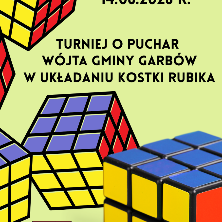 plakat - Kostka Rubika