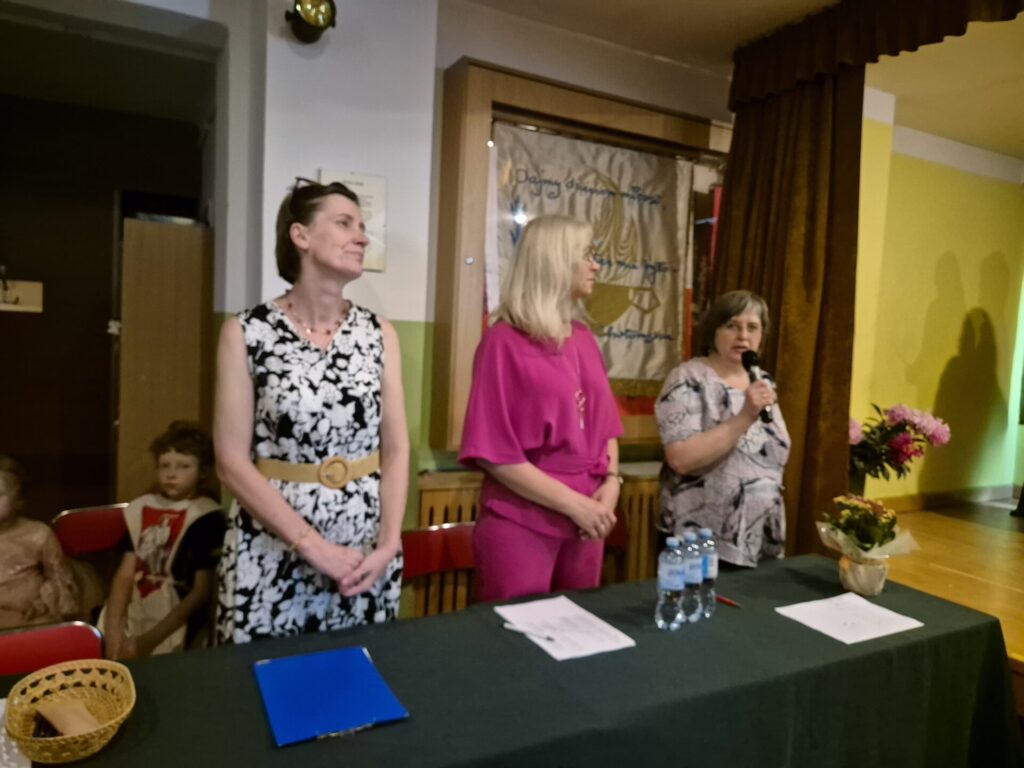 Jury podczas Turnieju Wiedzy o Wandzie Chotomskiej.