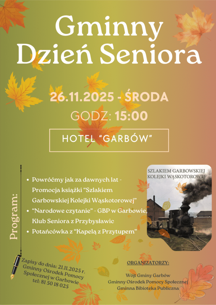 zaproszenie na Gminny Dzień Seniora