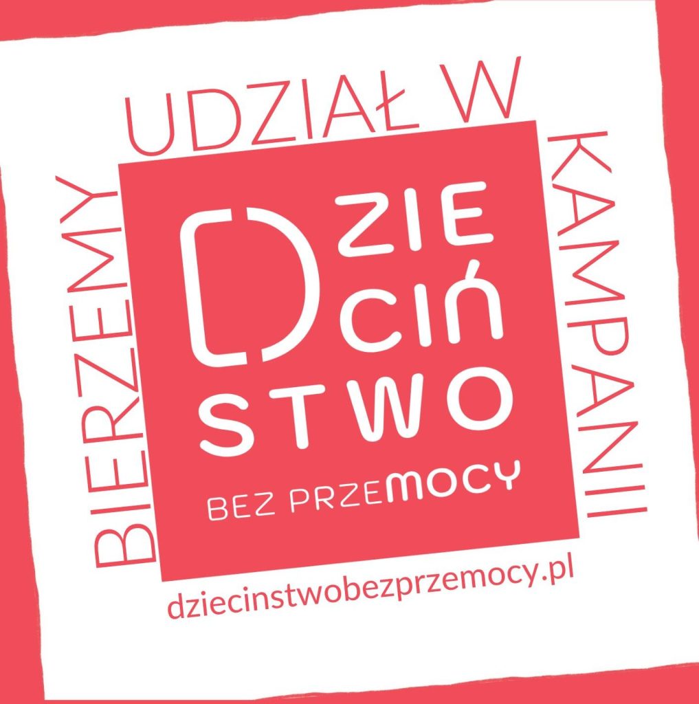 Dzieciństwo bez przemocy - tabliczka